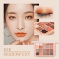 thumbnail image 2 of Paleta de sombras de ojos HUOGUO, 20 colores, cáscara de castaño, tono tierra, 2 of 5