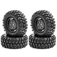 thumbnail image 1 of Neumático Irfora Neumáticos de goma RC Crawler, neumáticos de coche RC con llantas de repuesto para 1/10 Traxxas TRX-4 Axial SCX10 90046 90047 CC10 RC Car Irfora Neumático, 1 of 6