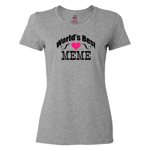 Inktastic World's Best Meme Women's T-Shirt