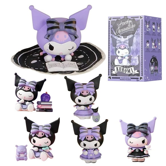 Sanrio Series Blind Box Figures Kuromi Anime Characters Mystery Box Toy Ornaments Gift