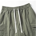 thumbnail image 4 of Gytharion Mens Shorts Cargo Sweat Shorts Casual Drawstring Elastic Waist Athletic Workout Gym Jogger Shorts, 4 of 8