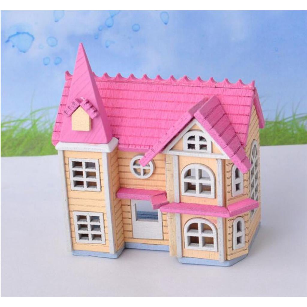 Milaget 1/12 Scale Wooden Dollhouse DIY House 3D Puzzle Lolita