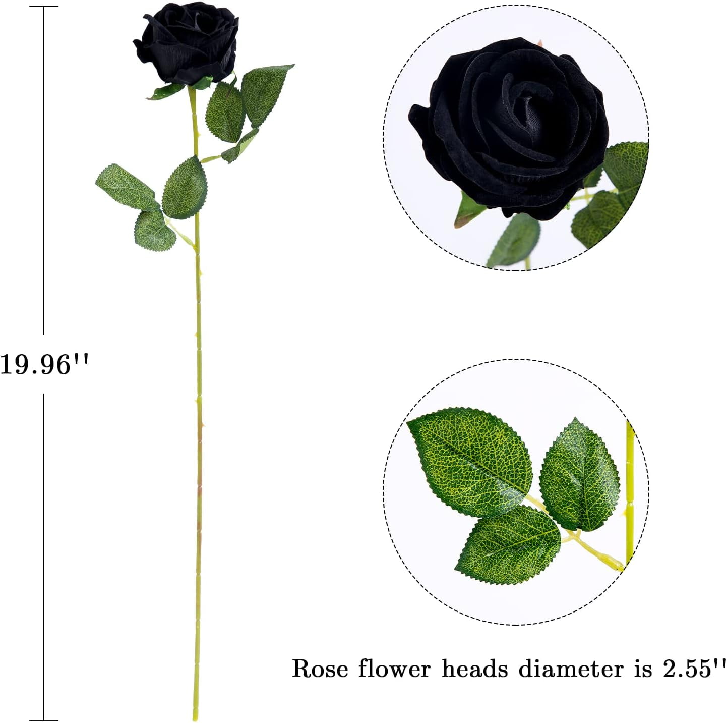 12PCS Artificial Roses Silk Flowers Fake Roses Bouquet Long Stem for Home Wedding Decoration Party (Wine)