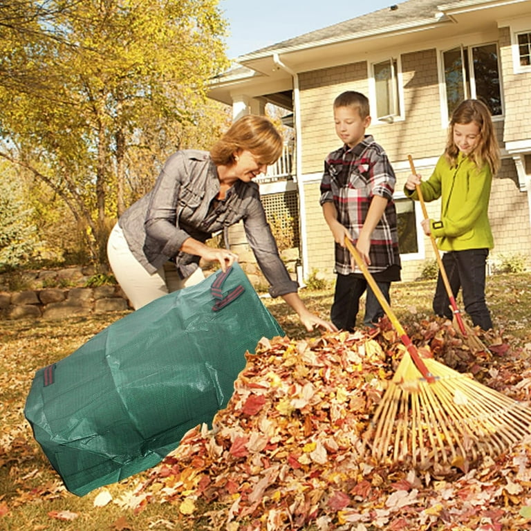3 Pack 72 Gallon Lawn Garden Bags Reusable Extra Large Leaf Bags Yard Waste Bags Paper Waste Management Bagster Recycling Bag Trash Bags Walmart