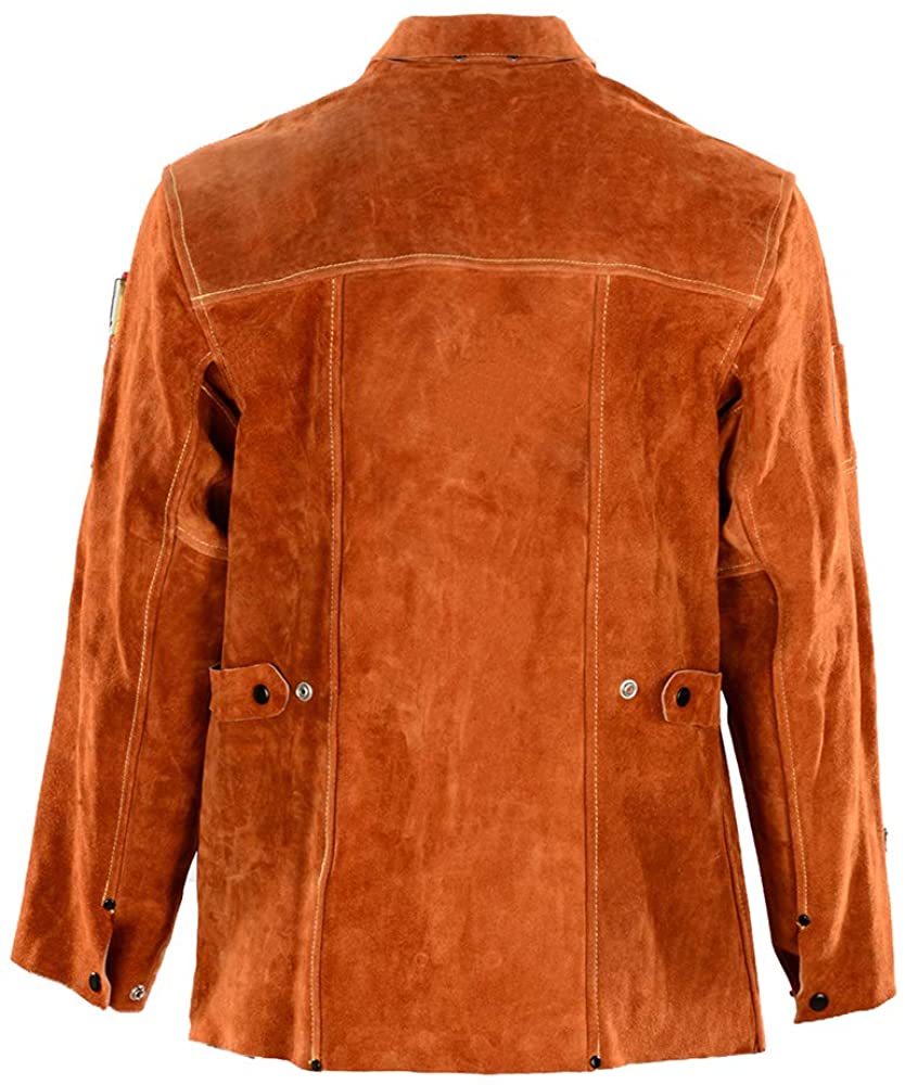 Split Cowhide Leather Welder Jackets 