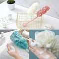 UCEC 3Pack Long Handle Sponge Brushes, Bath Exfoliator for Body