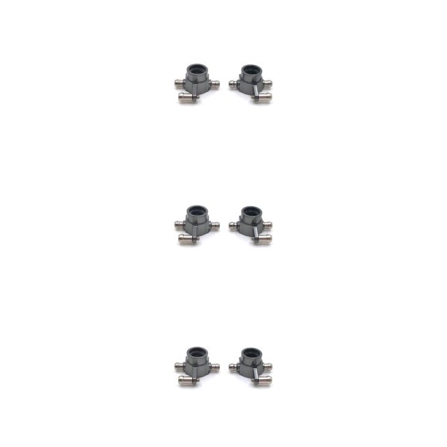 Riwesomey 1 par de copas de dirección de coche RC, copas traseras para vehículos, piezas de repuesto de actualización de juguete automotriz, Type1 NO1