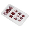 thumbnail image 1 of Nail Kit Beautiful , 24Pcs False Nail Tips Set Nail Tips Exquisite  Nails Art Tips Press On False Nail Tips Artificial  Nail Kit Durable for Salon Home Art Diy, 1 of 8