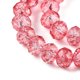 thumbnail image 3 of Transparent Glass Beads Strands Faceted(32 Facets) Rondelle Crimson 8x6.5mm Hole: 1.2mm about 63pcs/strand 15.55''(39.5cm), 3 of 4