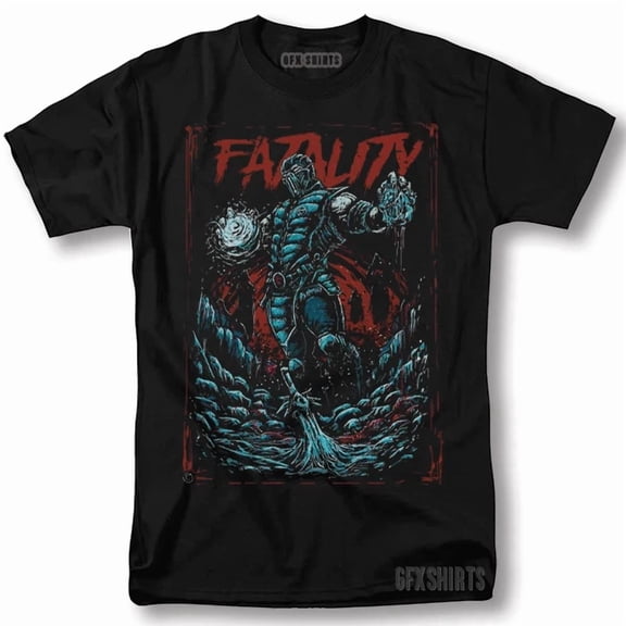 ZENUA Fatality Mortal Kombat Shirt Sub-Zero Scorpion Vintage Graphic Design T-Shirt Hot Trending Shirt/Sweatshirt/Hoodie