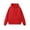 Red, variant on jinghuiyue Women Hoodies Sweatshirts Oversize Long Sleeve Comfy Casual Pullover Tops with Pocket Fashion L