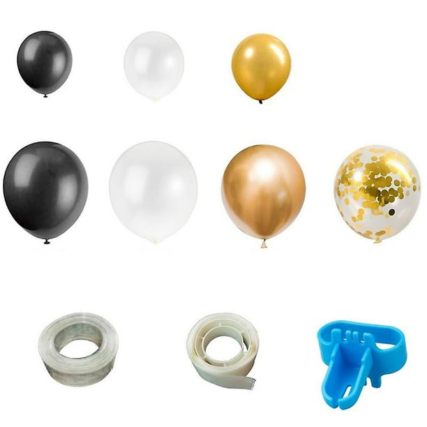 Kit de arco de globos negros y dorados YONGSHENG decoraciones de fiesta