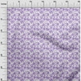 thumbnail image 3 of oneOone Cotton Poplin Purple & White Fabric Floral Fabric For Sewing Printed Craft Fabric By The Yard 56 Inch Wide, 3 of 5