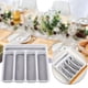 thumbnail image 1 of Caja organizadora de vajilla con 5 compartimentos, bandeja de plástico antideslizante para cubiertos, Rkxzt, 1 of 8