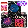 thumbnail image 4 of Nee-Doh Schylling Crystal Squeeze Groovy Glob! Squishy, Squeezy, Stretchy Stress Balls Blue, Pink & Purple Complete Gift Set Party Bundle - 3 Pack, 4 of 4