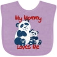 thumbnail image 3 of Inktastic My Mommy Loves Me Panda Boys or Girls Baby Bib, 3 of 4