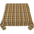 thumbnail image 5 of Square Tablecloth 60 x 60 Inch, Gold Brown Tartan Check Plaid Square Tablecloth Waterproof Stain Resistant Tabletop Covers Kitchen Tablecover for Kitchen Dining Picnic Party Home Decoration, 5 of 8