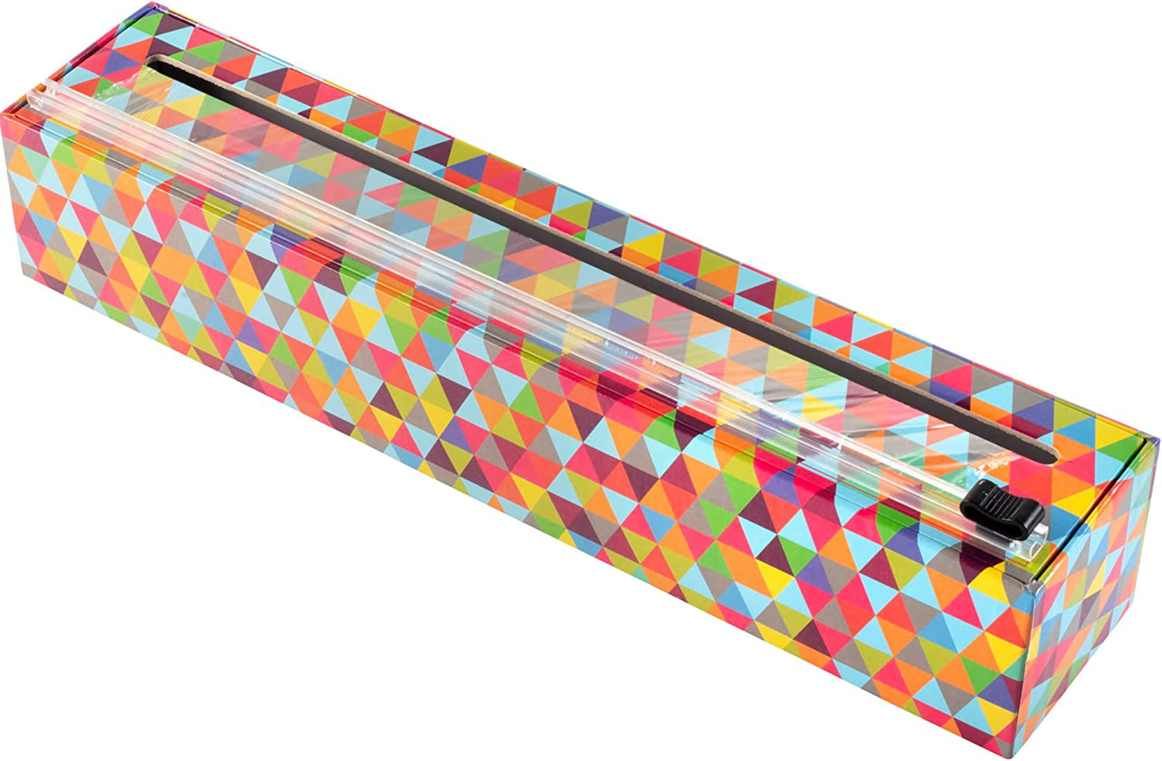 Plastic Wrap Dispenser & Roll, Triangles – The Garlic Press, Inc.