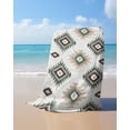 thumbnail image 4 of Sage Green Aztec Beach Towels Oversized Super Absorbent, Southwest Boho Ethnic Chic Motifs Lightweight Bath Towel Quick Dry Sets For Bathroom/Pool/Rv Camping/Beach Play/Gym Room/Picnic 35"x70", 4 of 8
