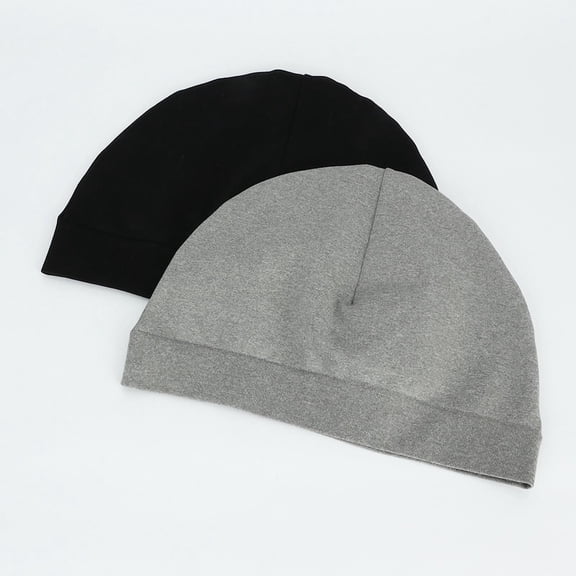 UTSJKR Warm Seamless Skull Cap for Men Women - Sweat Wicking Beanie for Winter Ski Cycling Running Beanie Sleep Hats Breathable Helmet Liner Gray