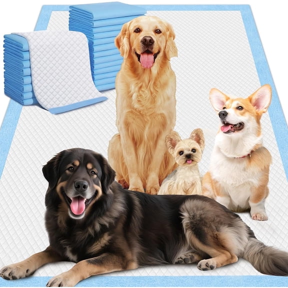 XXXXL 40 Pack Extra Large Puppy Pads 31x55 Inch-7-Layer Thick Dog Training Pads with Quick-Dry Technology-Odor Control & Leak-Proof Disposable Wee Pads for Ideal for Potty Training of Large Dogs &Pet