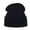 Black, variant on Black Bomber Hats Unisex Beanie Winter Knitted Cuffed Soft Warm Hat for Men/Women Ski Watch Cap