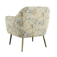 thumbnail image 5 of Artum Hill Sandra Saddle Beige with Vintage Leaf 27" Wide Accent Chair, 5 of 6