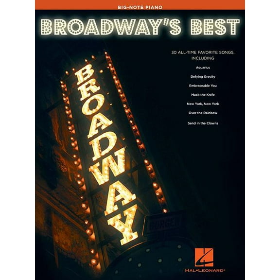 Broadway's Best: Big-Note Piano (Paperback)