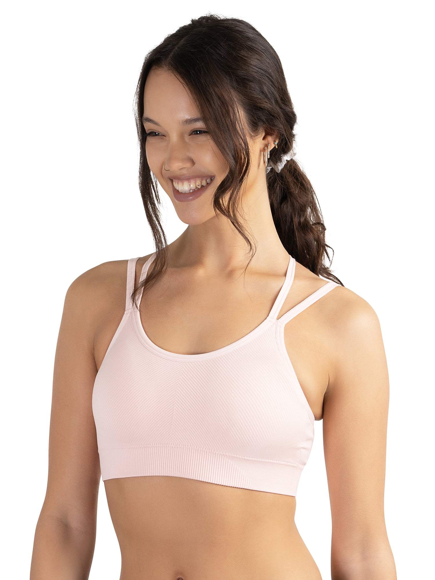 Ryka Women's Strappy Keyhole Sports Bra, 2-Pack, Sizes S-XL