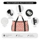 thumbnail image 4 of Disketp Beige Flowers Bolsa de Viaje Tipo Duffle, Bolso de Mano para Fin de Semana para Mujer, Bolsa de Gimnasio Ligera para Hombre, Esencial para Viajes, 4 of 7