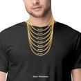 thumbnail image 6 of 14K Yellow Gold Diamond Cut Rope Chain Necklace for Men and Women â€“ Measures 2mm Thickness x 30 Inches Length, 6 of 7