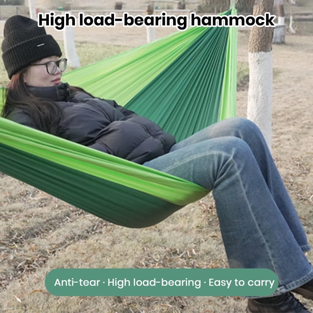 LJNYFDC Hamac de Couchage Résistant à l'Usure Portable Camping Hamac Charge Forte Lit Suspendu Fournitures de Camping