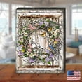 thumbnail image 2 of Spring Wreath Wooden Wall Art by D. Gelsinger | Easter Spring D�cor - 95608B-1712, 2 of 8
