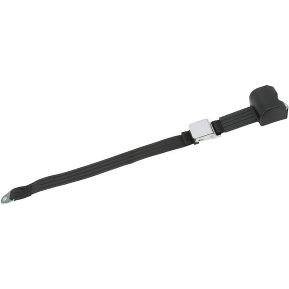 Beams Chrome Lift Latch 60-74 Inch DOT Approved Retract Seat Belt Gray