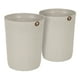 thumbnail image 1 of Set De 2 Cestos Decorativos Redondos Bordados (Beige), 1 of 4