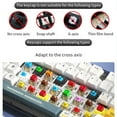 thumbnail image 2 of CIYISON Coral Sea Keycap Set for Mechanical Keyboards XDA/OEM Profile Keycaps Keys Caps, 2 of 14