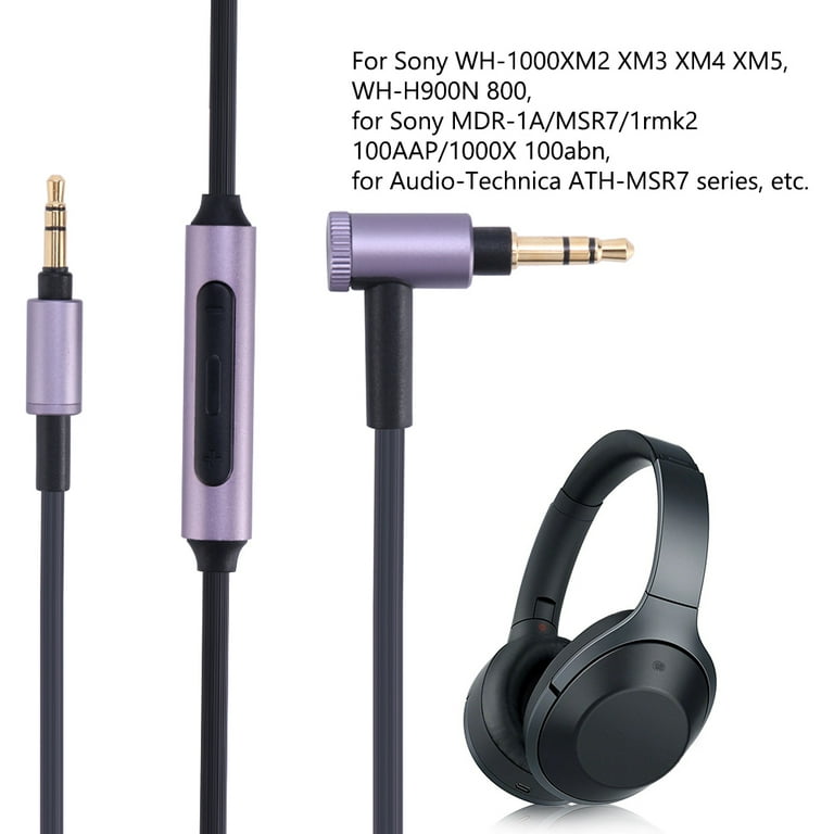 Ltesdtraw 1.5m 3.5mm AUX Headset Audio Cable for Sony WH-1000XM5