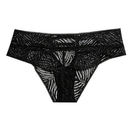 LARUYEKO Sexy Rhinestone Lift T Pants Sexy Lace Edge Pure Desire Seamless Crotch Underwear Women s Cotton Underwear High Waisted Ladies Full Coverage Panties High-Cut Stretch Cool Underwear