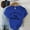 Blue, variant on YHAJDS Women's Short Sleeve Tops You Had Me At Day Drinking Letter Print Round Neck Loose Tee