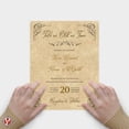 thumbnail image 3 of Aged Parchment Paper – Great for Certificates, Menus and Wedding Invitations | 24lb Bond, 60lb Text (90gsm) | 8.5 x 11” | 1 Ream – 500 Sheets per Pack, 3 of 6