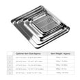 thumbnail image 3 of Amdohai Stainless Steel Flat Bottom Baking Tray with Mesh Set, 3 of 7