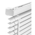 thumbnail image 4 of Chicology 43"W x 60"H White Cordless Vinyl Mini Window Blinds 1" Slats, 4 of 11