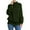 Blackish Green, variant on Women's Drop Shoulder Knit Jumper Loose Fit Batwing Sleeve Pullover Trendy Fall Casual Thin Sweater L Size Blackish Green