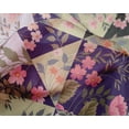 thumbnail image 5 of oneOone Silk Tabby Dark Purple Fabric Florals Sewing Material Print Fabric By The Yard 42 Inch Wide, 5 of 6