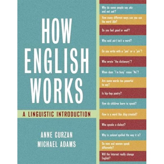 Pre-Owned How English Works: A Linguistic Introduction Paperback