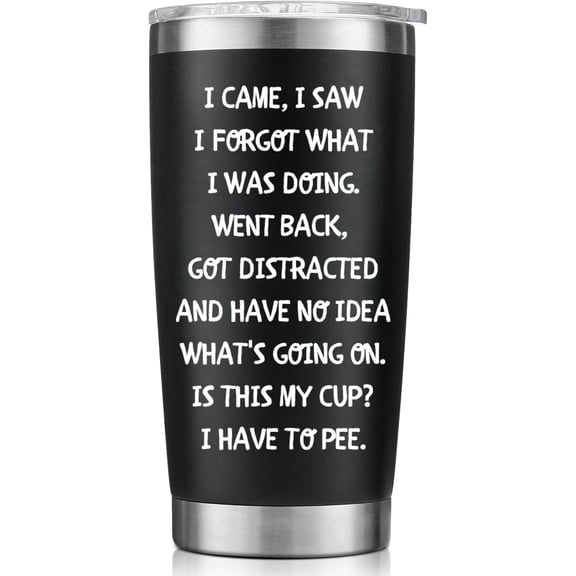 Birthday Gifts for Women Men- 20 OZ Stainless Steel Tumbler-Funny Galentines Valentines Day Gag Gift for Her Him Friend Wife Girlfriend