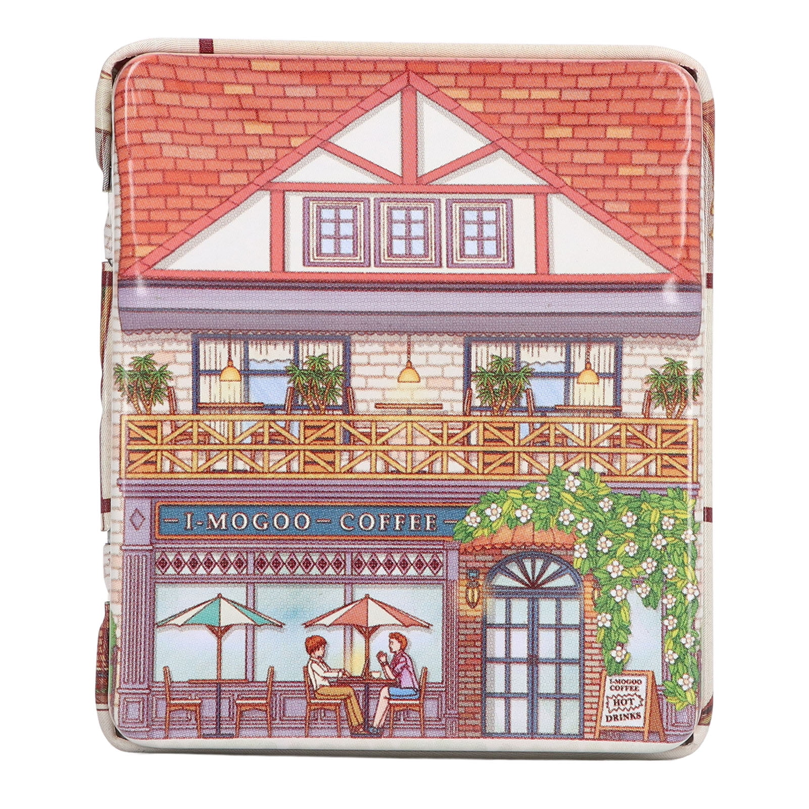 Domqga Metal Music Box,Clockwork Music Box,Metal Music Box Cute Exquisite Small House Design