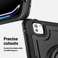 thumbnail image 3 of XYX Case for iPad Pro 11 inch (2025 M5/2024 M4) with Rotating Stand, Shoulder Strap, 2in1 Shockproof Cover, Black, 3 of 7