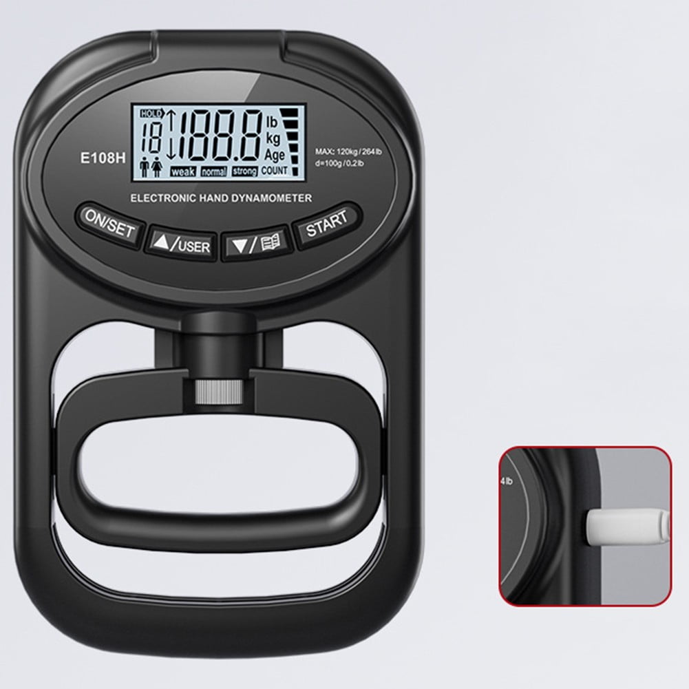 Beisidaer Electronic Hand Dynamometer Rechargeable Hand Dynamometer Grip Strength Trainer