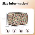 thumbnail image 5 of Lsque Vegetables Print 2 Slice Toaster Cover , Kitchen Appliance Dustproof Protector , Toaster Protector Dustproof Kitchen Appliance Cover, 5 of 7